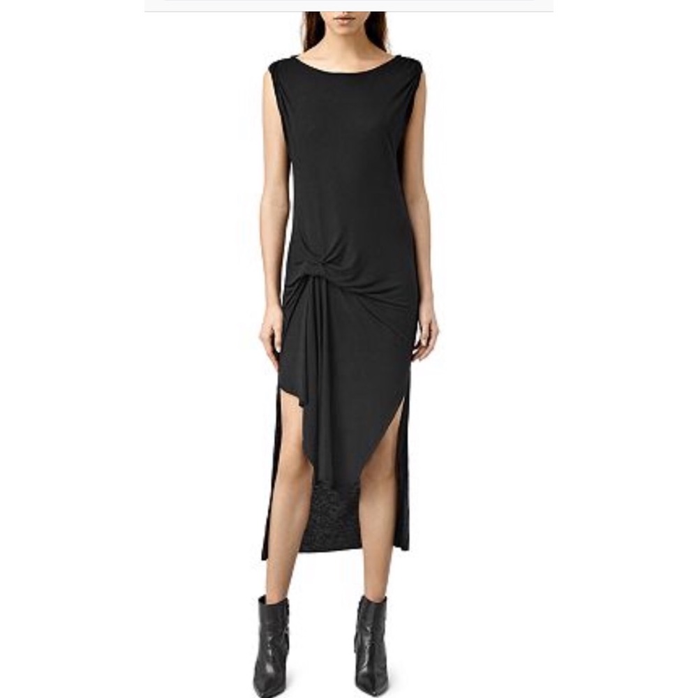 AllSaints knot dress